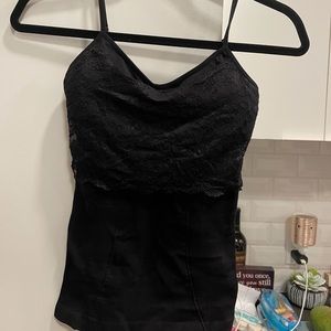 Black Lace Tank Top